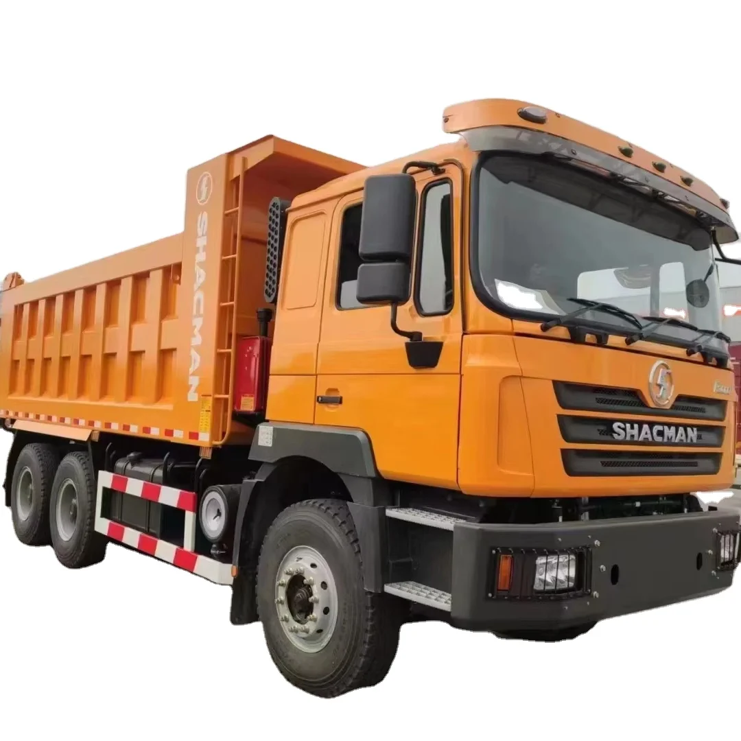 Подержанный тяжелый грузовик Shacman F3000 6x4 дизельный двигатель самосвал с левым рулем