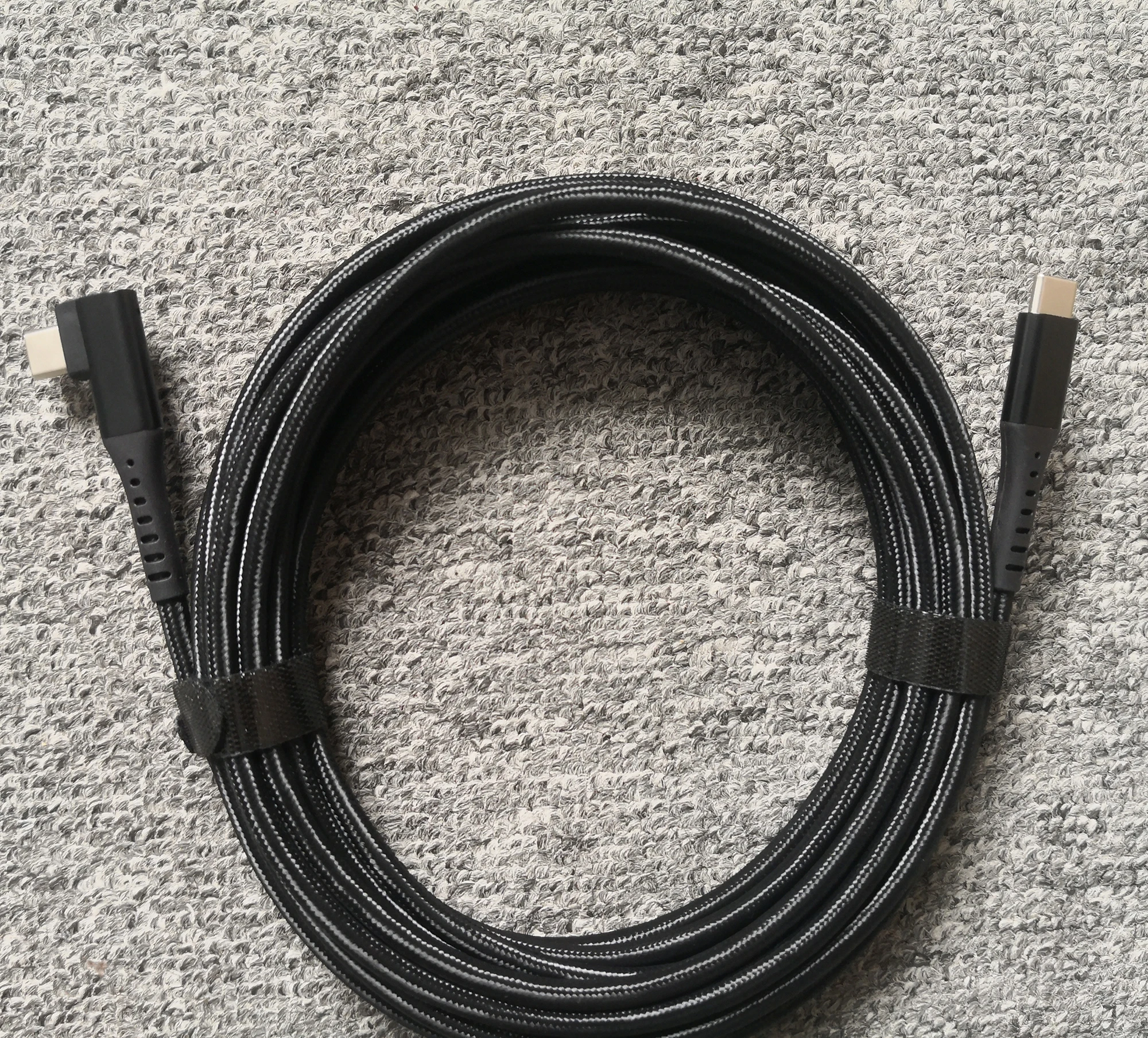 5 м USB кабель 10 футов Тип C 90 градусов угловой USB3.2 Gen1 кабель USB A к USB C кабель питания для Oculus Quest Link совместимый VR