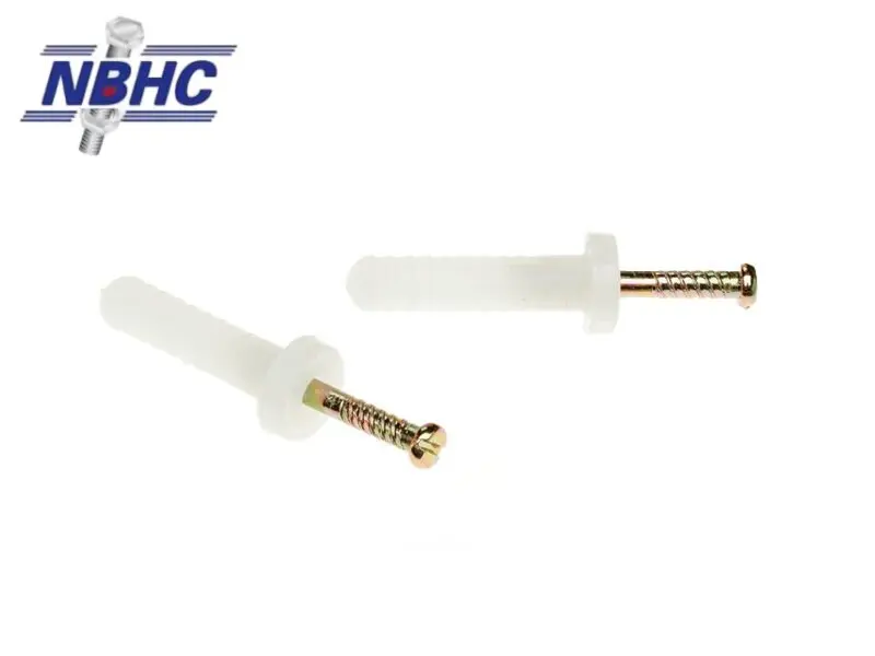 NBHC023AN отличное качество 5*25 5*40 6 5*50 расширение пластиковая настенная пробка нейлоновая гвоздь в якорь
