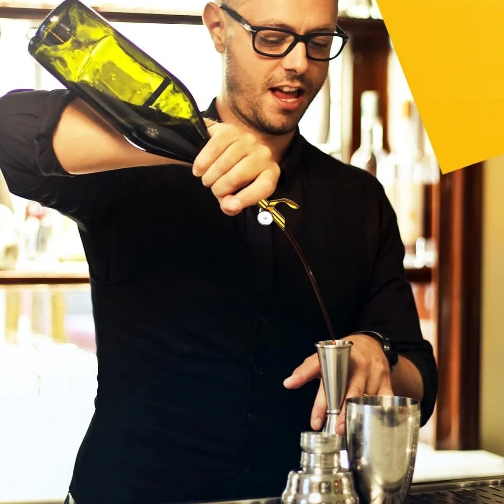 Weighted Stainless Steel wine pourer liquor pourer Oil Dispenser