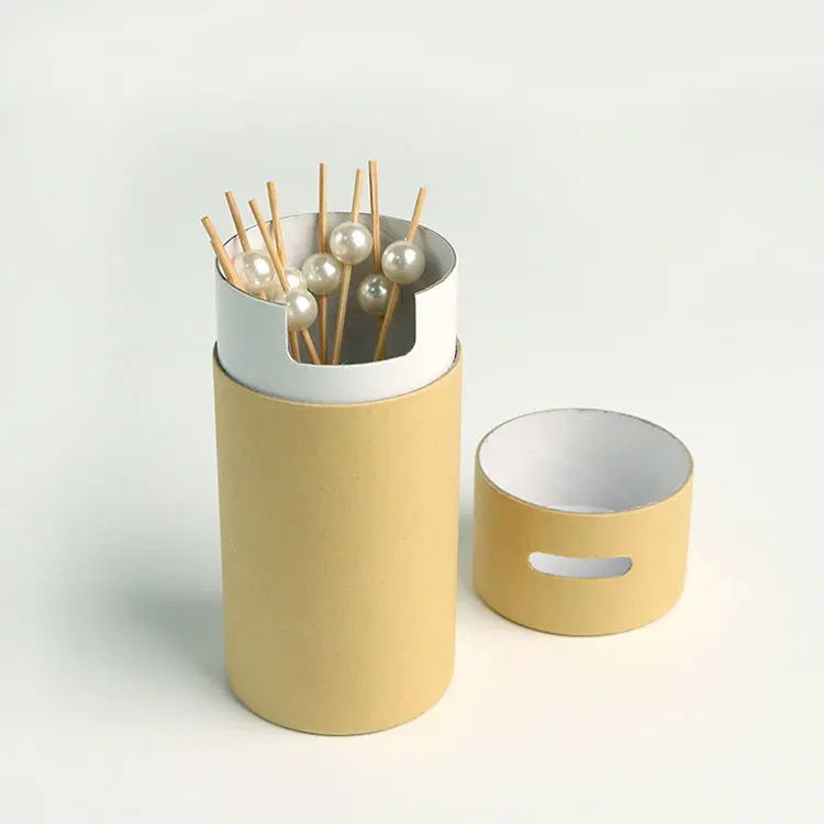 Custom Logo Printed kraft paper tube boxes,Biodegradable Cylinder Paper Tube