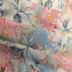 Hot selling cheap custom lightweight polyester four side elastic fabric