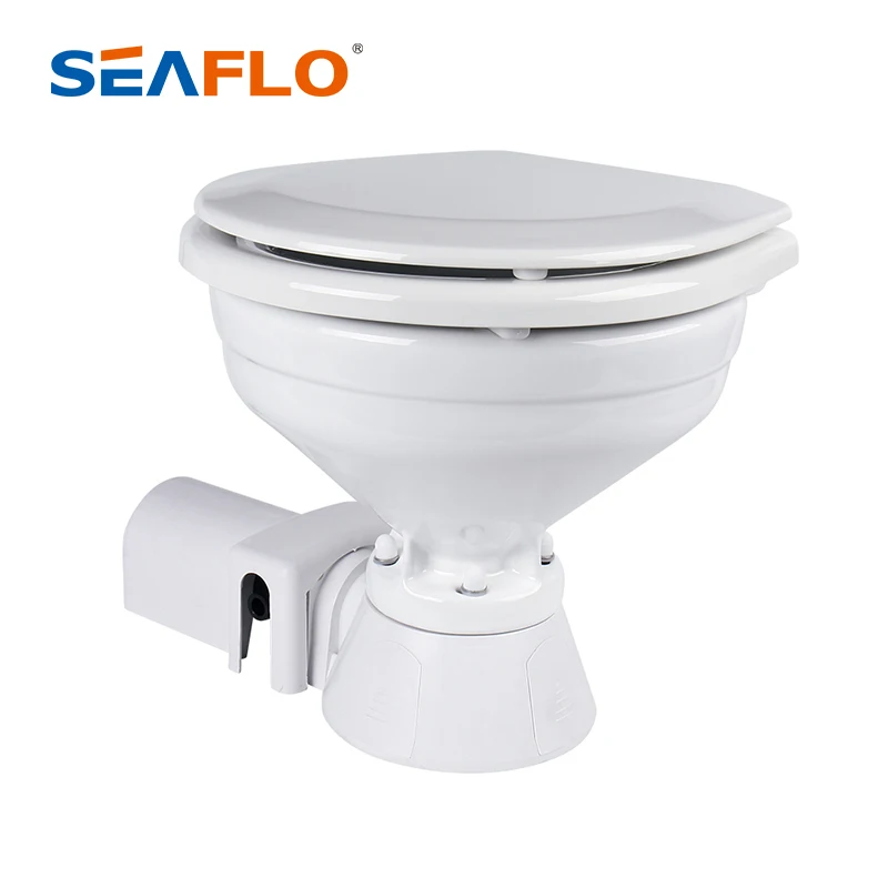 Новый Лидер продаж SEAFLO электрическая умная морская система туалета постоянного тока с насосом для лодок аксессуары яхты замена ванной комнаты