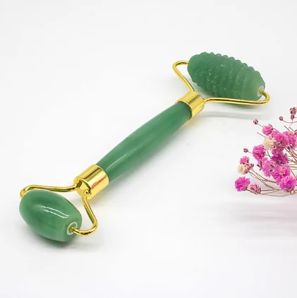 Factory stock face beauty massager facial roller Rose Quartz jade roller Skin Care Tools