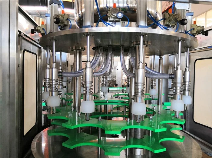 Rotary 2 In 1  5 Gallon Mineral Water Bottle Filling Capping Machine , 20Liter Jar Water Bottling Plant / Line Low Price
