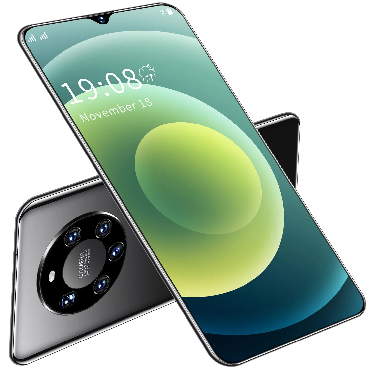 Wholesale OEM M40 Telephone 6.5 inch Smartphone 12GB+512GB Full Screen Mobile Phone Finger/Face Unclock Smart Phone