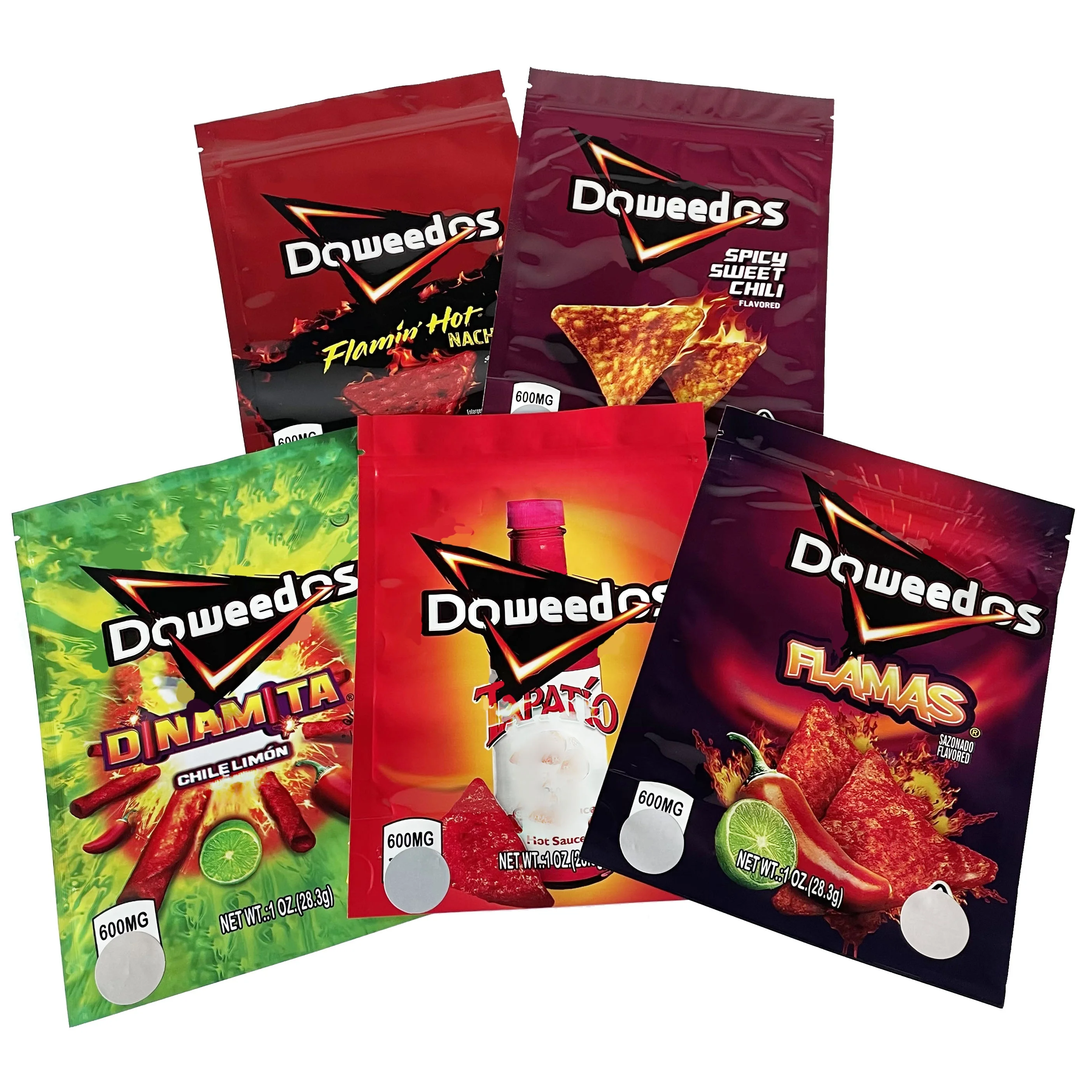  Горячая Распродажа 29 дизайнов Doweedos Doritos с оборками пакеты застежкой-молнией заполненные закуски чипсы для упаковки пищевых