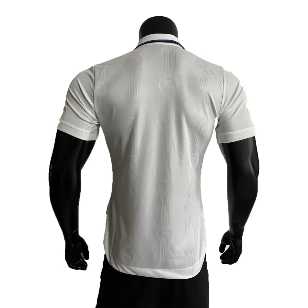 New arrival soccer uniform set red white soccer jersey national team soccer jersey