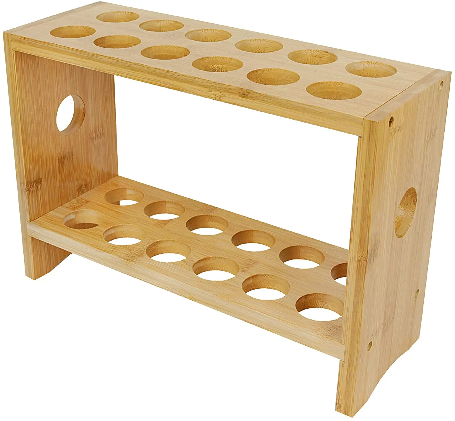 Egg Tray Rustic Wooden Egg Holder For Eggs Usable in Kitchen Refrigerator or Countertop for Display or Storage