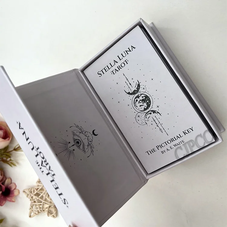 Custom Energy Oracle Cards Tarot Deck with Guidebook Printing Affirmation Package