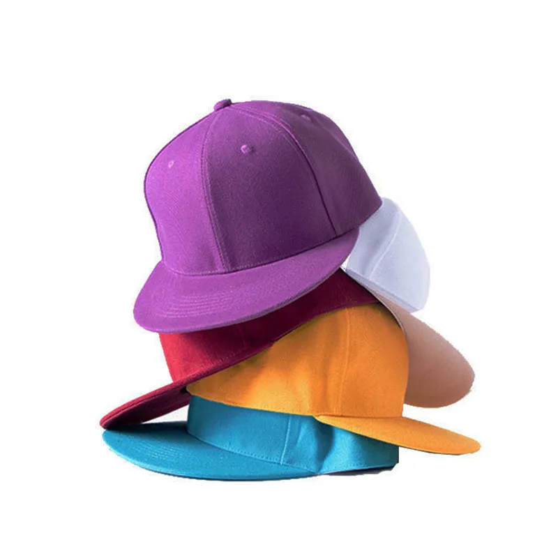 Wholesale New Classic Plain Printing Plastic 3D 5 Panel Custom Colors Embroidery Snapback Hat Cap