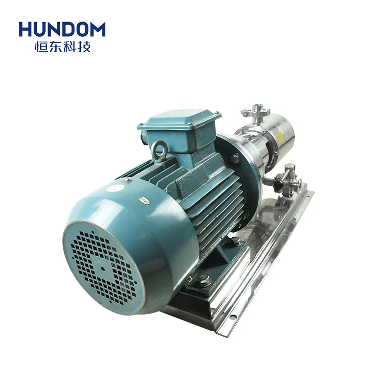 Food grade inline emulsify pump high shear mixer homogenizer pump for oils, shampoo, cosmetics