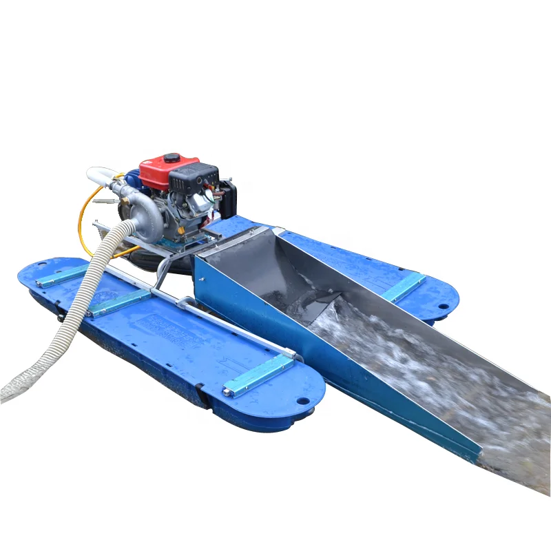 Real Gold Mining Small Capacity Mini Washing Machine Plant Portable Underwater Gold Dredge