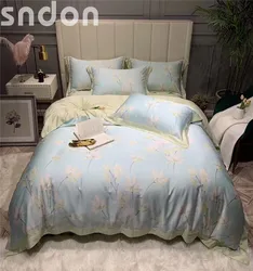 100% Eucalyptus Fiber Bed Linen Luxuriously Comfortable 4-Piece Tencel Lyocell Sheet Set