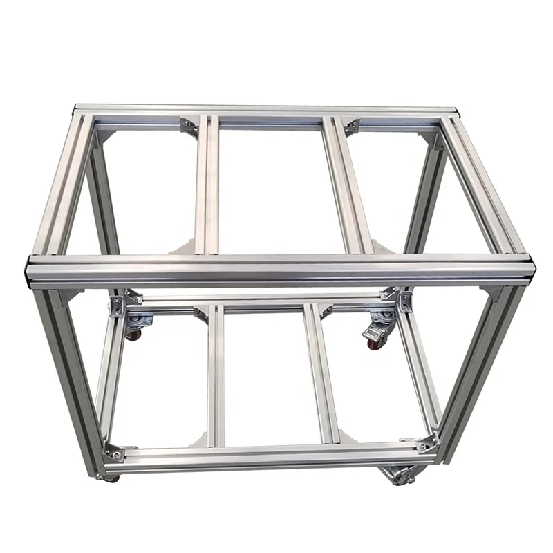 Customized aquarium fish tank made by extrusion aluminium fish display frame rack
