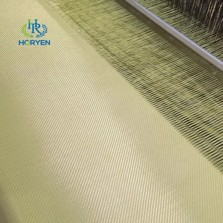 Aramid ballistic plate fabric material 180gsm woven aramid fiber fabric