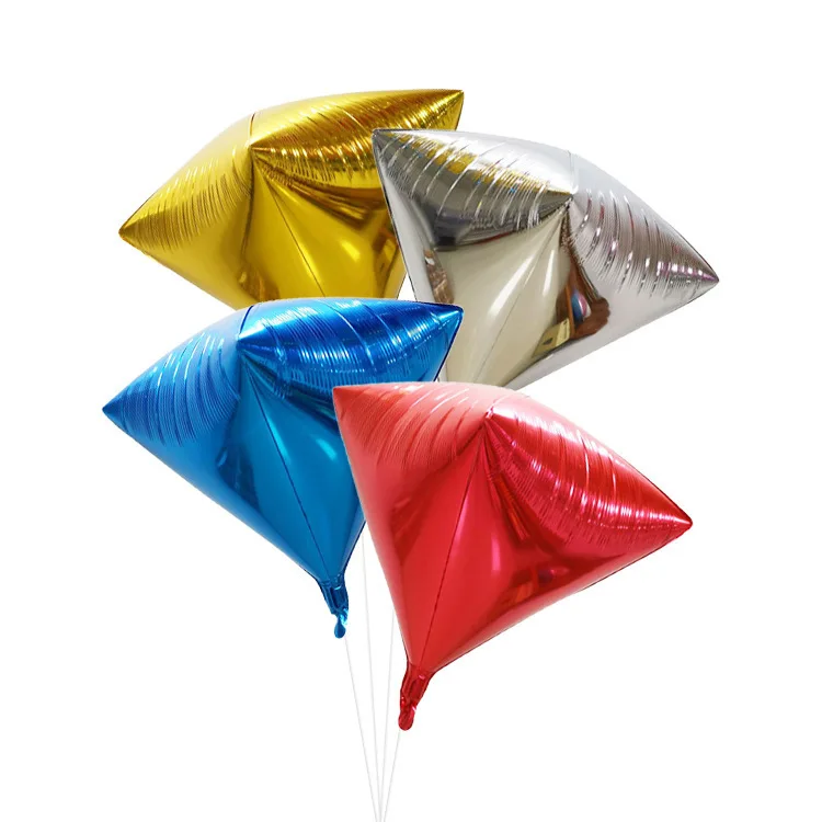 BONA manufacturers 24 inch 4d diamond foil balloon for birthday christmas valentine decoration balloons