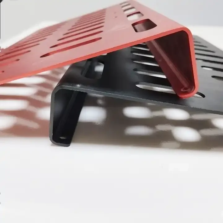 Custom CNC OEM Music instrument mechanicalaluminium Guitar pedal grill panel