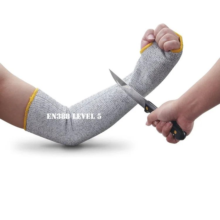 Gujia Arm Protection Sleeve Cut Resistant 40cm Burn Resistant Anti Abrasion Anti-cut Safety Arm Guard Sleeve for Garden Work