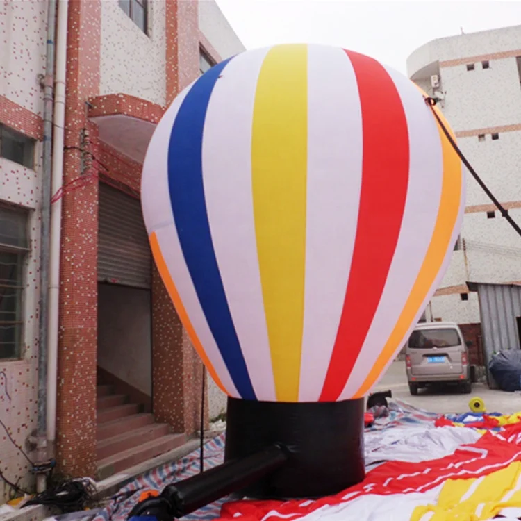 hot sale inflatable ground balloon simple logo printing air balloon for advertisement