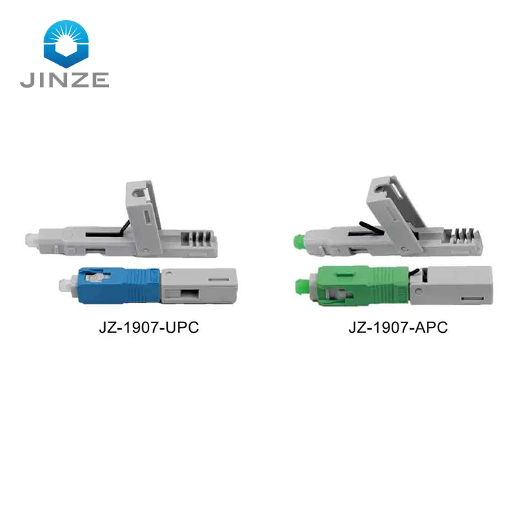 SC type APC or UPC optical fast connector
