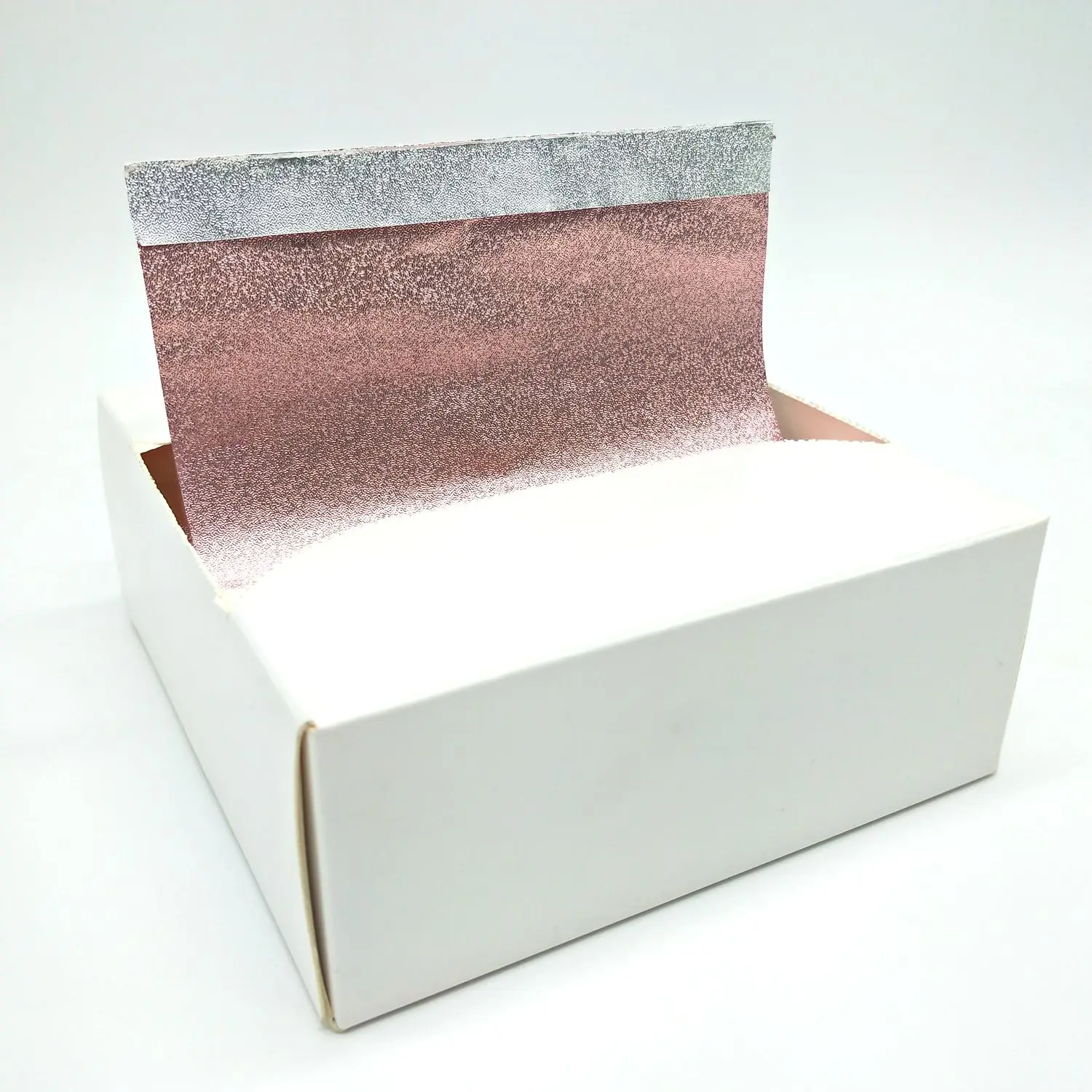 12.7cmx100mx15mic dispenser aluminum foil hair dressing foil roll or pre cut sheet hair foil