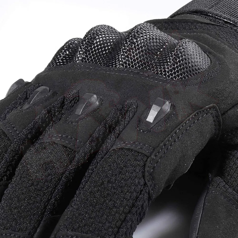 Fiber Hard Knuckle Bike Riding Gloves / High Quality Motorbike Gear Motorbike Racing Gloves Winter Leather Windproof
