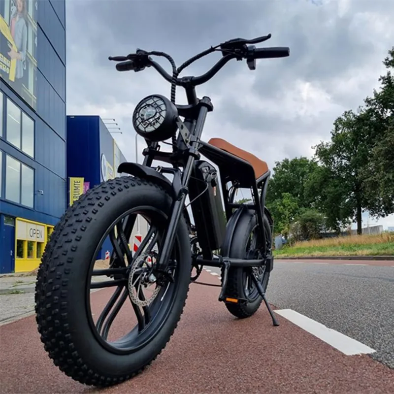 Electric Bicycle 1000 W Ebike Fat Tire Snow Beach Cruiser Mountain Bike 20 Inches Custom E-bike Road Bike Wholesaler