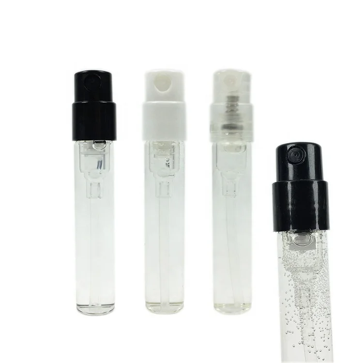 1.5ml 2ml 2.5ml glass vial mini perfume spray bottle glass tube sample bottle