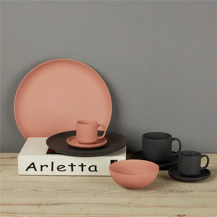 Modern style matte wedding decorative gift item home goods tea cup sets / daily use item coffee set