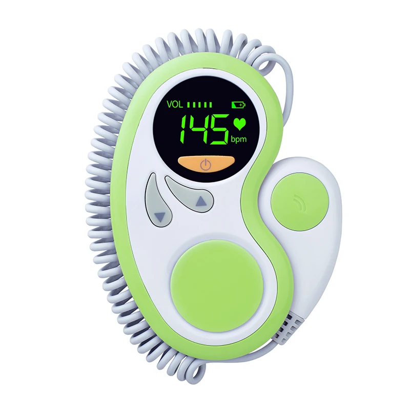 Yonker doppler fetal portatil baby heart rate monitor ultrasonic pocket fetal doppler pregnancy heartbeat monitor