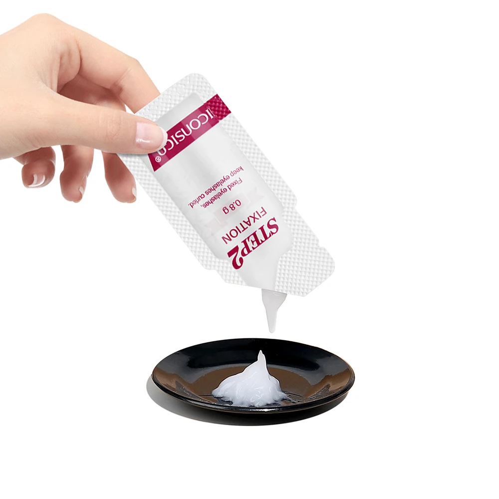 hot sales lash lift sachets private label 0.8g*10 sachets perming lotion eyelashes curler stars colors lash lifting