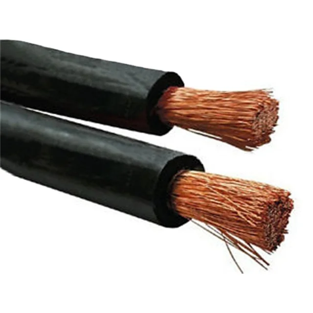 Flexible Cable Welding Cable Rubber 10 Awg 2/0 Awg Copper Power Supply EPDM Stranded Cable Insulated 600V