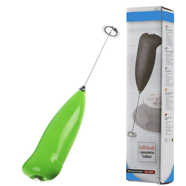Portable Automatic Battery Operated Egg Beater Powerful Whisk Handheld Foam Maker Blender Mini Electric Milk Frother for Coffee
