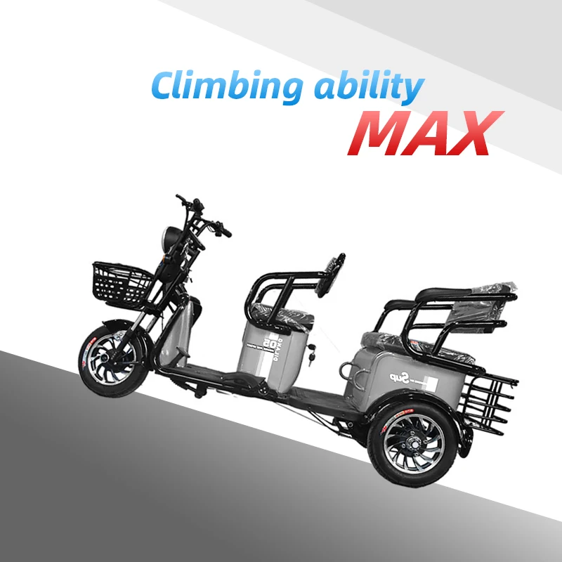 Chinese Manufacturer  Sells Lithium Battery Electric Tricycle Can Carry Both Passengers And Goods Electric 3 Wheel Tricycle