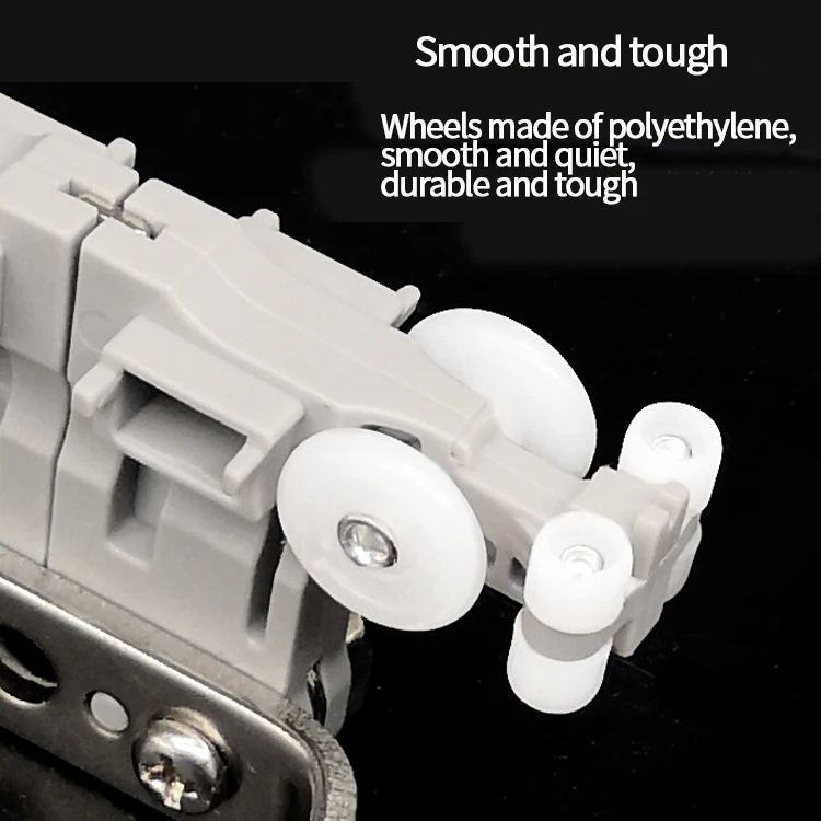 Factory 2 PCS per set integrated tackle Stainless steel Long and short arm curtain pulley