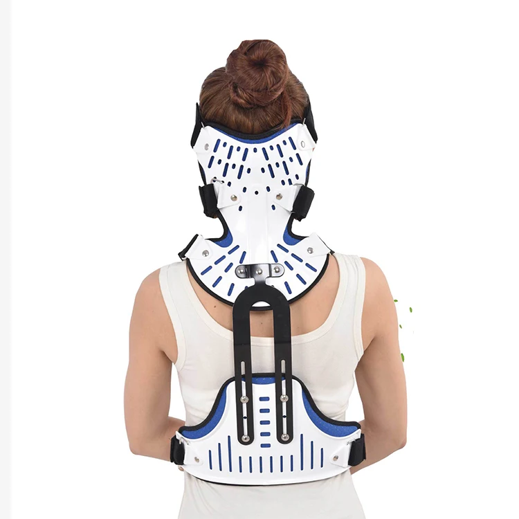 Adjustable Orthopedic Neck Support Brace Fixation Head Neck Chest Support Cervical Collar Brace