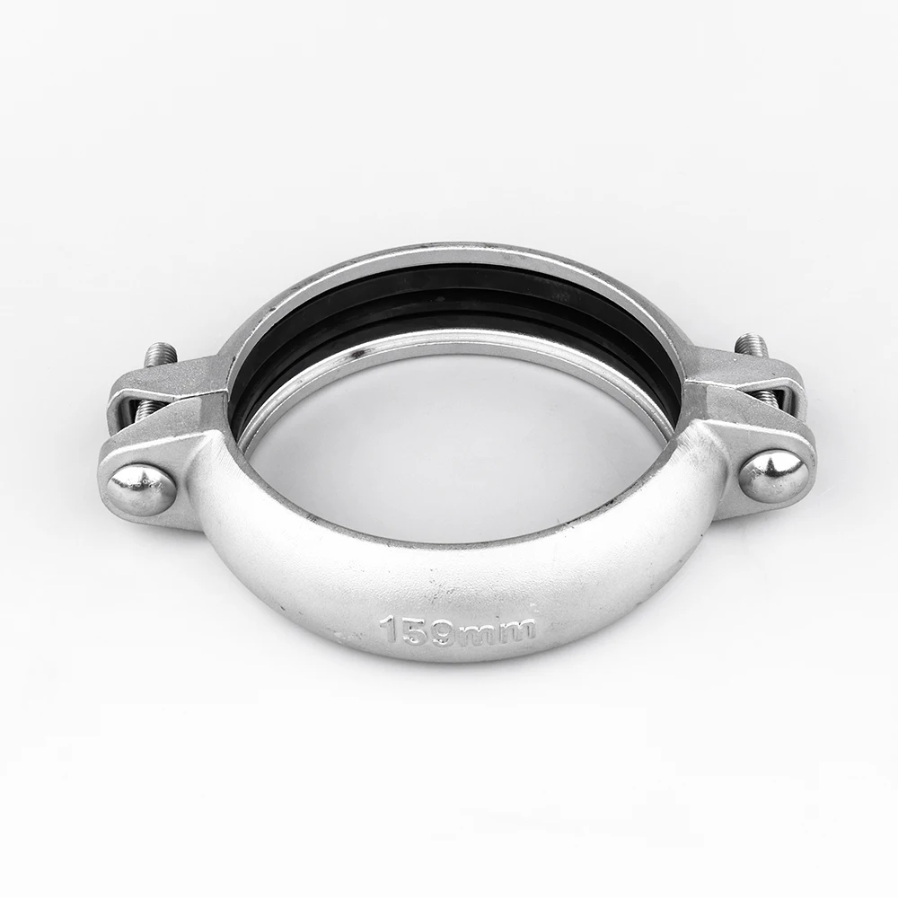 Stainless Steel V Band Clamp Elbow Grooved Pipe Joint Coupling Clamp