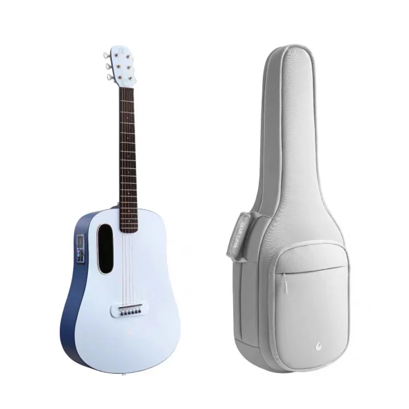 BLUE LAVA 36 Inch Smart Guitar FreeBoost Acoustic Guitar With Recording And Beat Functions Multiple Performance Effects
