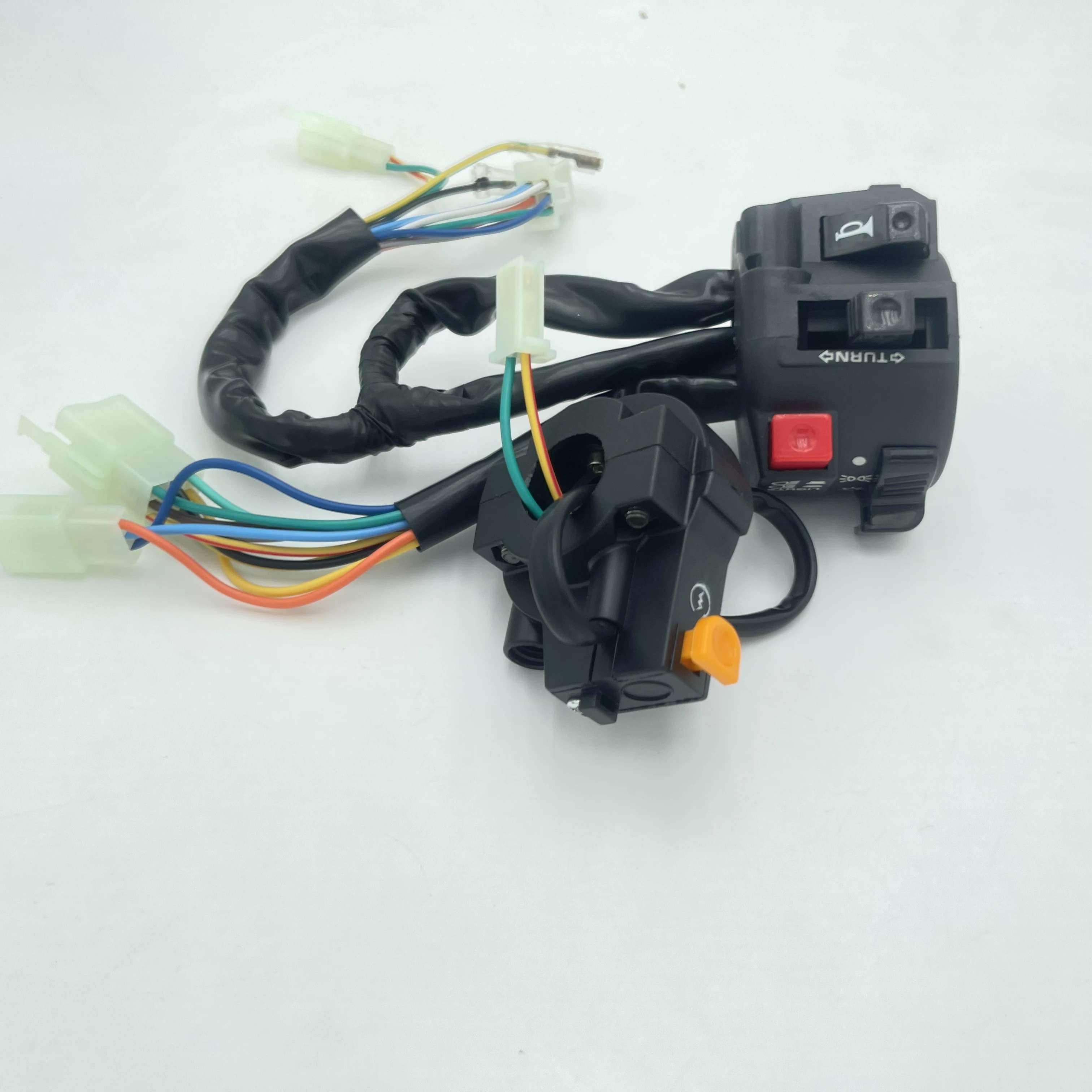 Motorcycle accessories curved beam car WAVE110 seat combination switch brake handle assembly handle seat assembly