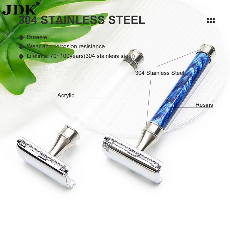 Eco Friendly Biodegradable Zero Waste Original Women Face Twin Blade Shaving Safety Razor