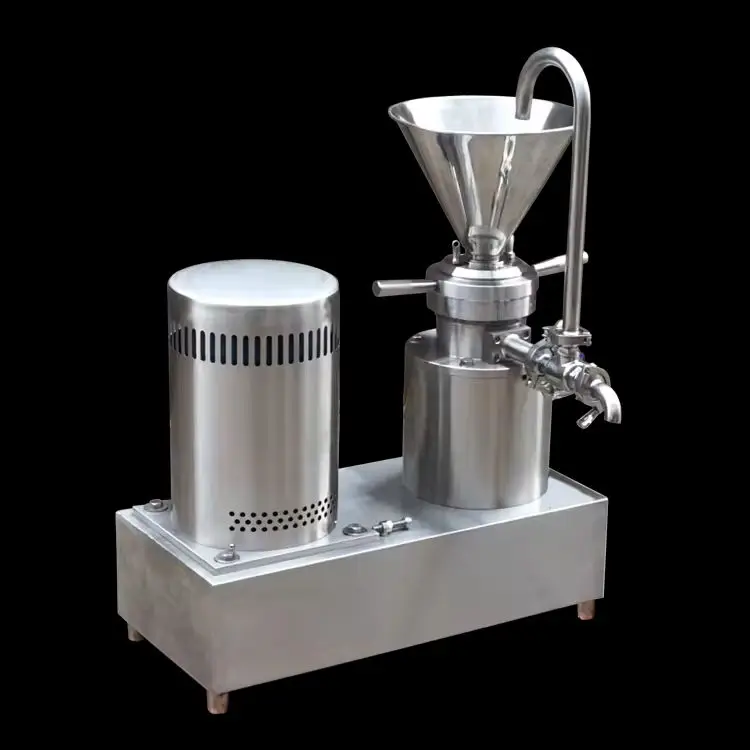 Vertical Colloid Mill Machine for Food - Chili Sauce  Almond Milk  Peanut Butter