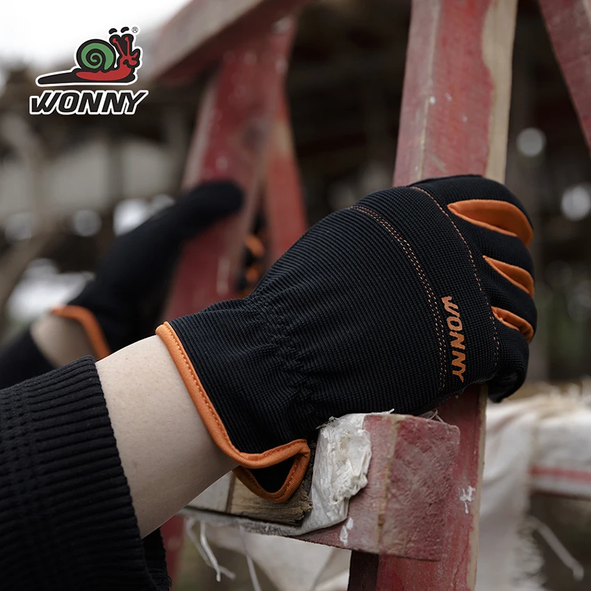 Cheap price manufacturer custom black utility mechanic gloves