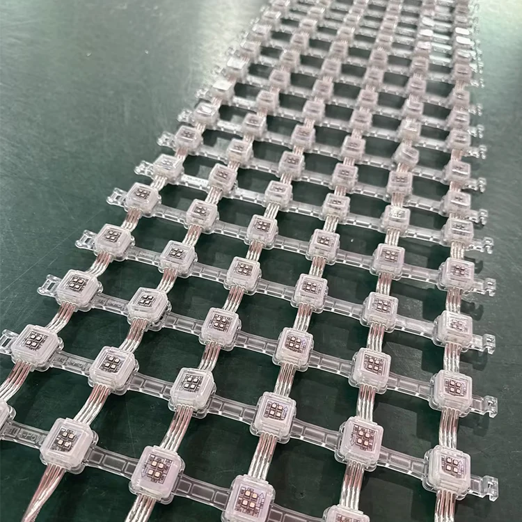 16Bit 6LEDS P40 P50 P80 P100 RGB soft led net Video mesh screen lights