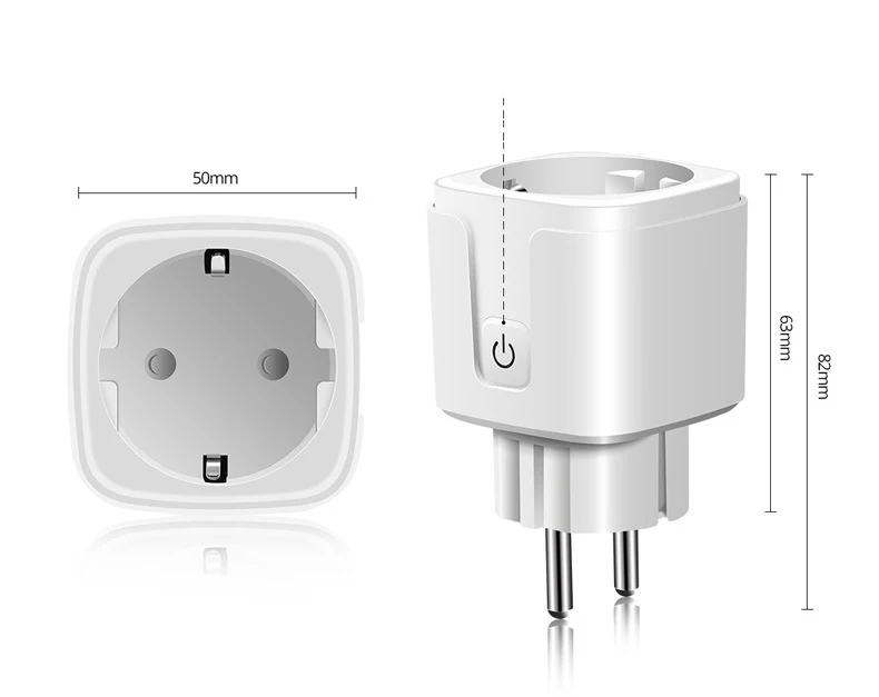 Homekit Smart Socket WiFi Electrical Outlets EU Plug 16A Remote Siri Voice Control Wall Light Switch Smart Home Part