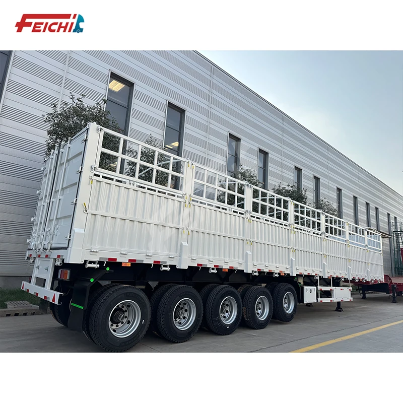 High quality SAUDI ARABIA 5 AXIS First axle lift transport 100 tons of fence plate semi trailer factory provide for sale
