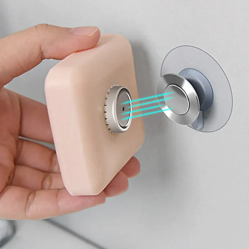 Hot Selling High Quality  Stainless Steel Magnetic  Wallet Mounted Bathroom Soap Dish Holder