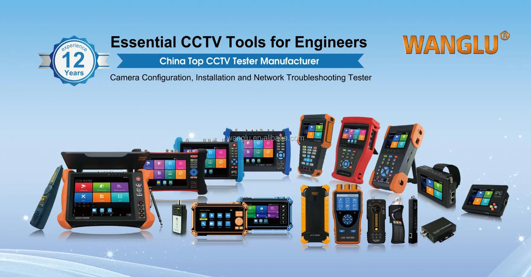 New released 5 inch touch screen cctv tester  1920x1080P resolution  FULL 4K IP AHD CVI TVI camera tester