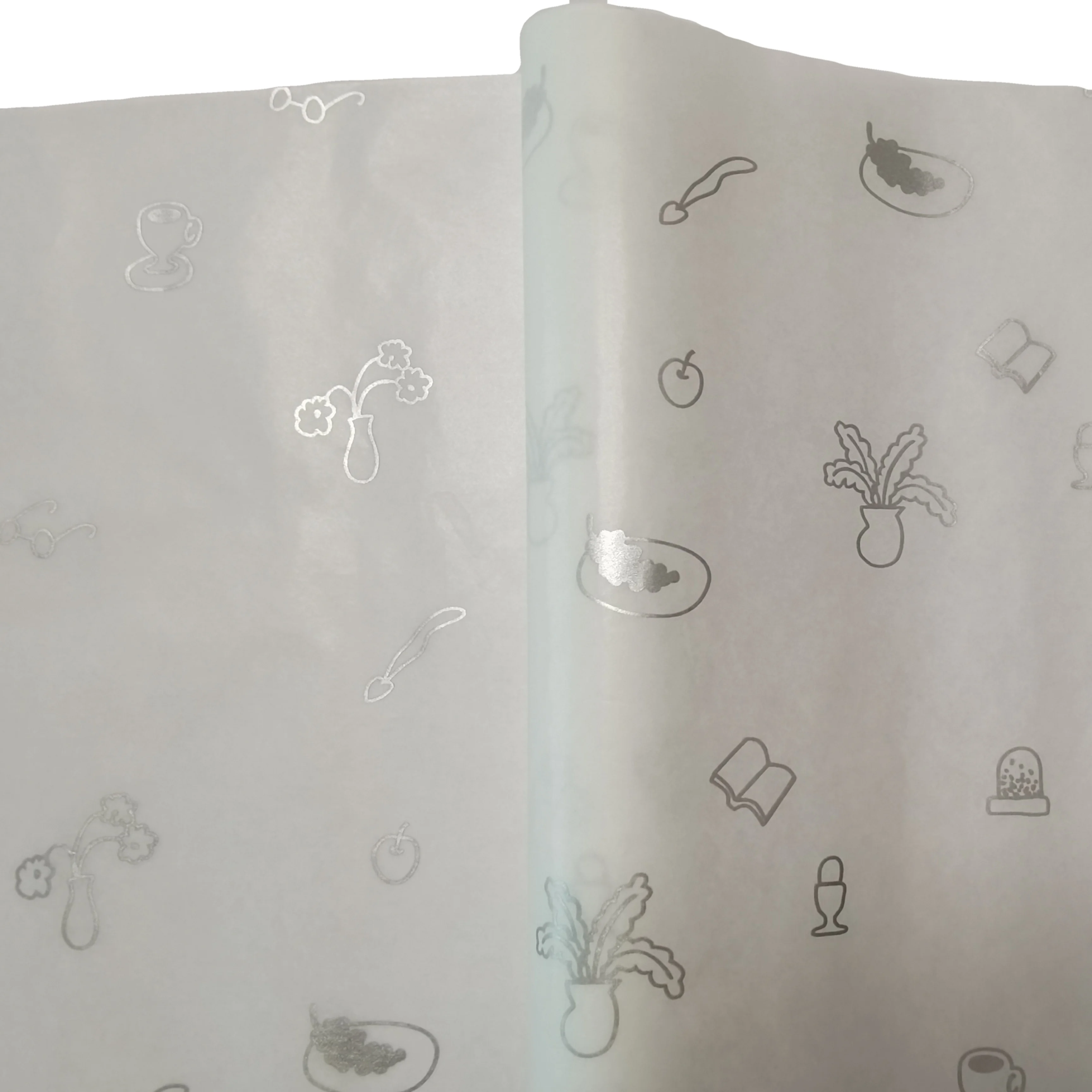 29X18, китайская фабрика Dongguan, индивидуальный Серебряный Логотип, печатная салфетка, шелковая бумага для упаковки футболок, обуви, подарков