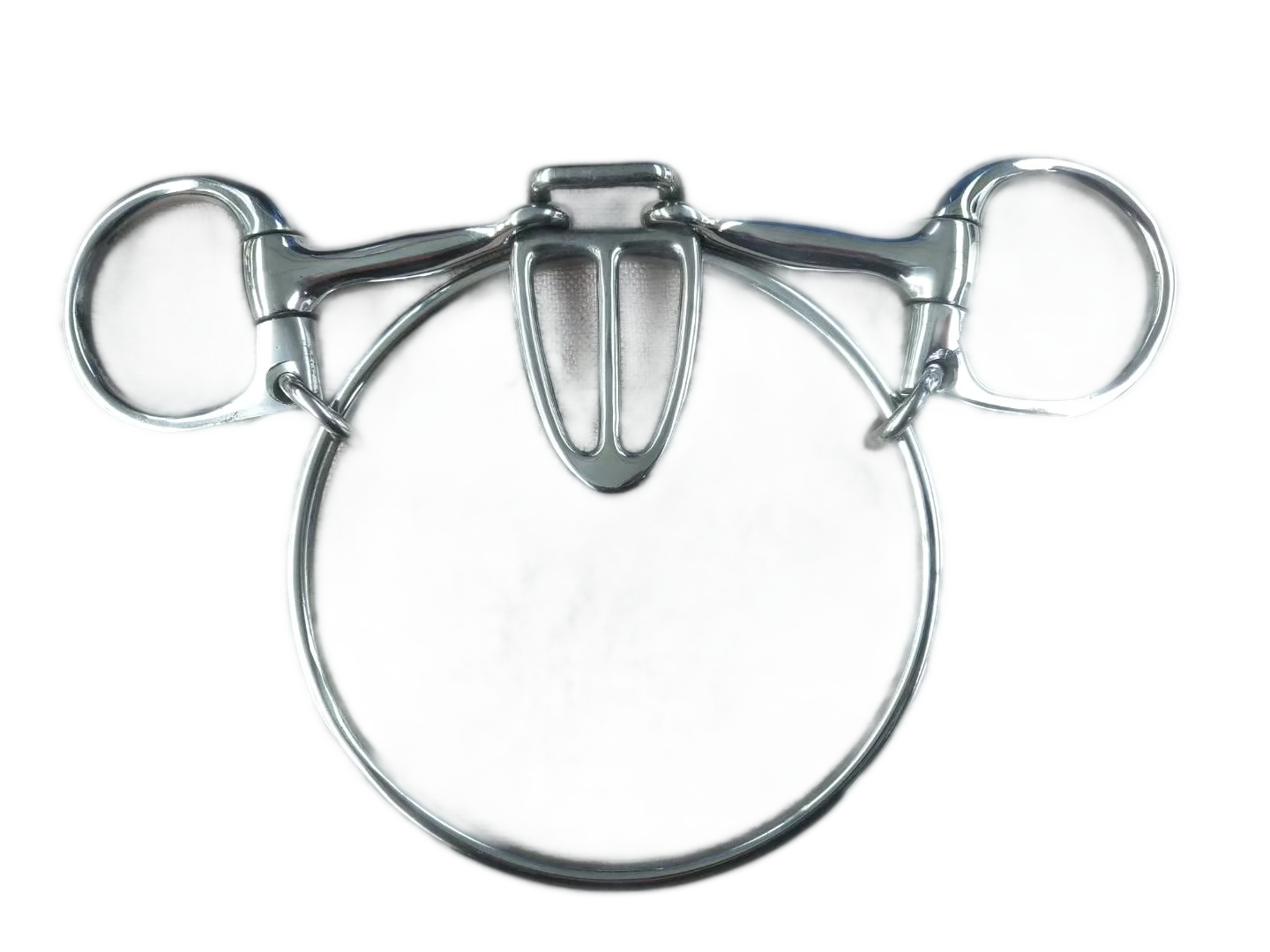 Horshi American ring bits half-cheek stainless steel racing ring half cheek bit equestrian product horse bits for sale